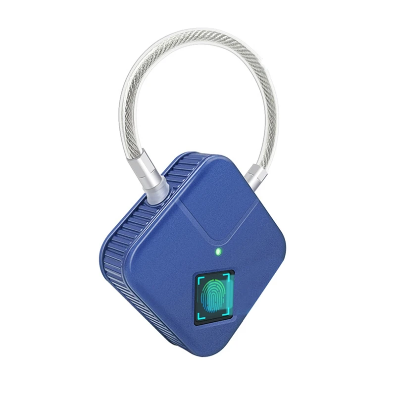 Умный навесной замок с отпечатком пальца usb зарядка интеллектуальная