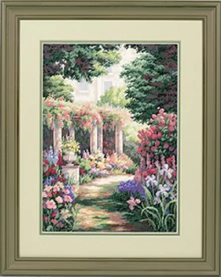 Золотая коллекция красивый Счетный Набор для вышивания крестиком цветочный сад Райский рай dim 35079