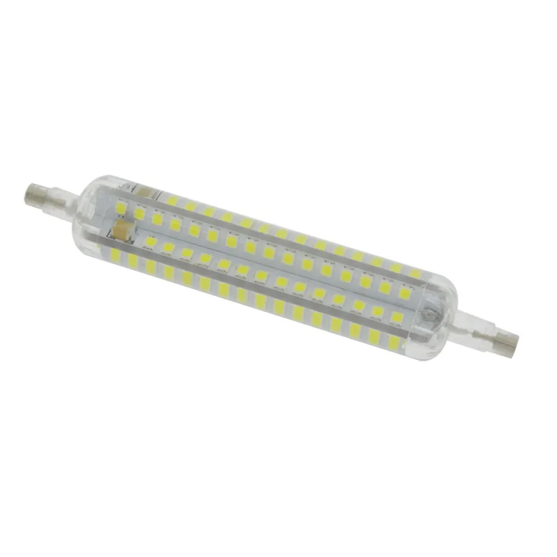 Silicona R7S LED lamparas AC 220 V 240 V lámpara de maíz 78mm 118mm luz SMD 2835 bombilla 9 w 25 W reemplazar bombillas de halógeno 360 grados