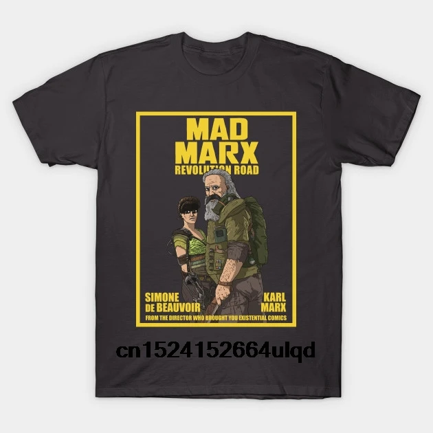 

100% Cotton O-neck Custom Printed Tshirt Men T shirt Mad Marx - shirt - Philosophy Women T-Shirt