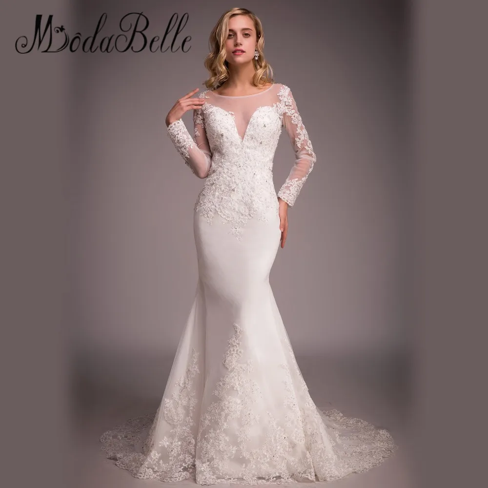 Fitted Wedding Dress With Long Sleeves Pemerintah Kota Ambon
