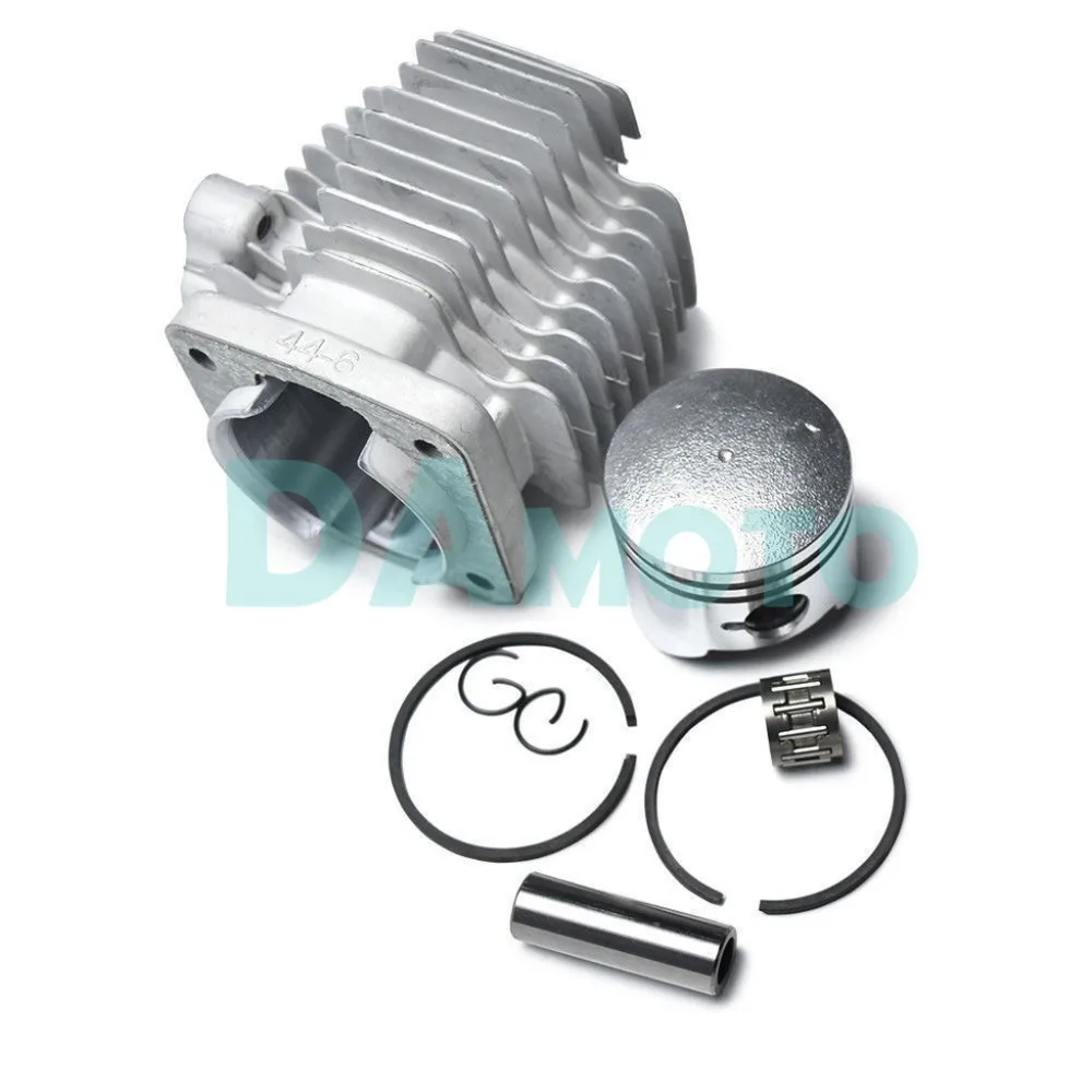 44mm Cylinder Piston Kit Pin for 49cc 50cc 2 strokes Engine Cylinder
