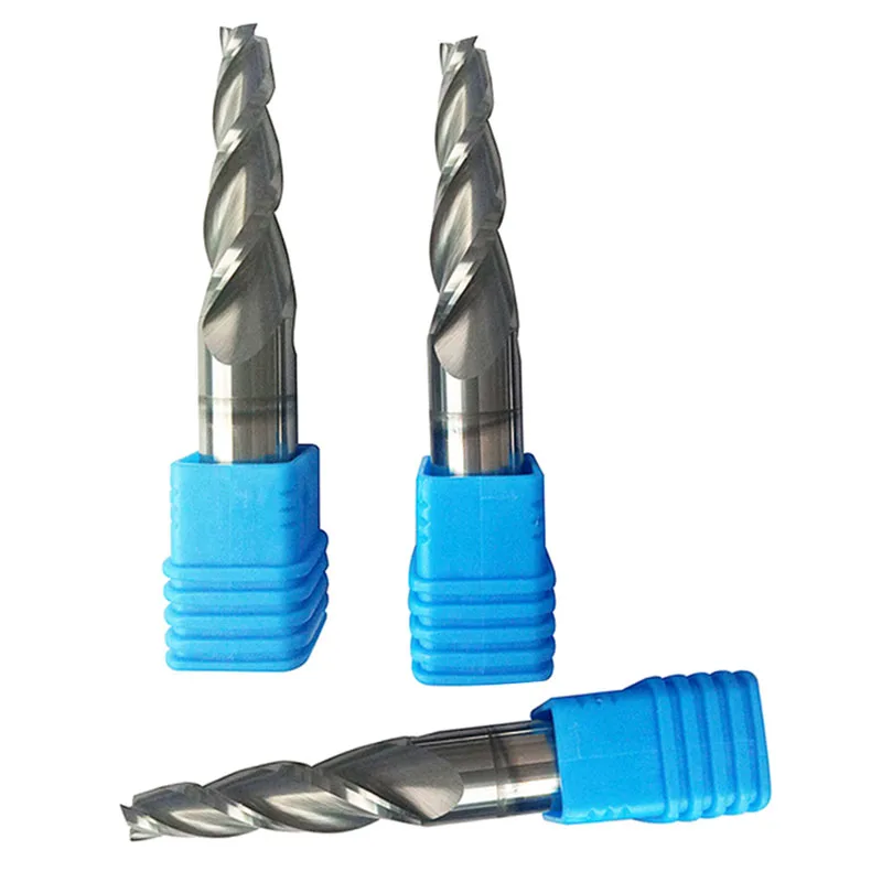 

4PCS/Lot HRC55 R0.25&0.5&0.75&R1*30.5H*6mm Shank 75L Tungsten solid carbide Tapered Ball Nose End Mill cone CNC Milling cutter