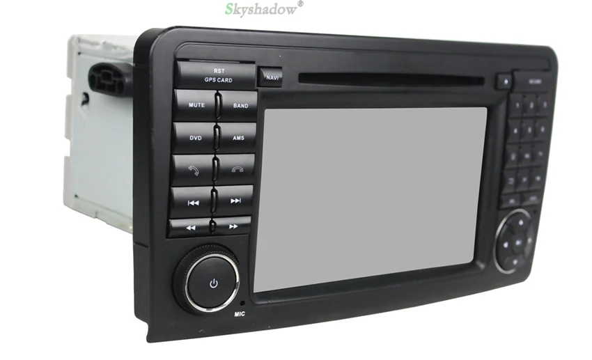 Discount DSP Android 9.0 4GB + 32G 8 Core Car DVD Player Wifi Bluetooth RDS RADIO GPS Map For Benz W164 ML300 ML350 ML450 ML500 2005-2012 4