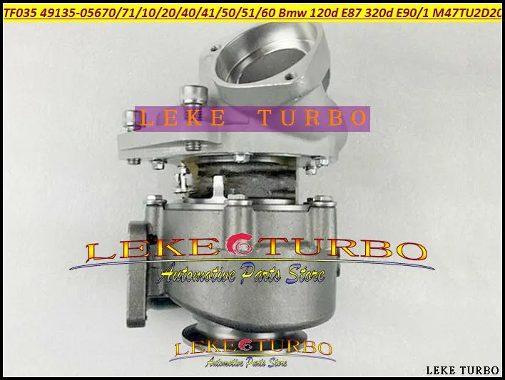 TF035HL 49135-05671 49135-05670 11657795499 Turbo Turbocharger For BMW 120D E87 320D E90 E91 2003-2006 M47TU2D20 2.0L D 163HP (4)