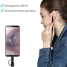 Wi-Fi инструмент для чистки ушей эндоскоп hd визуальный инструмент для чистки ушей ful дети могут смотреть зубы безопасно и безопасно Wi-Fi Видимый ушной Пинцет эндоскоп