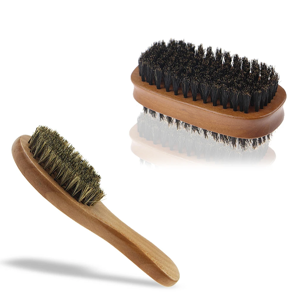 New Hairdressing Comb Natural Boar Bristle Hair Brush Comb Hair Styling