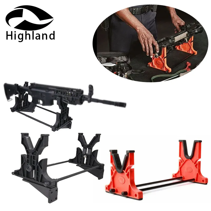 

Hunting Shot gun Smith Bench Cleaning Rest Rifle Holder Tool Rack Maintenance Cradle