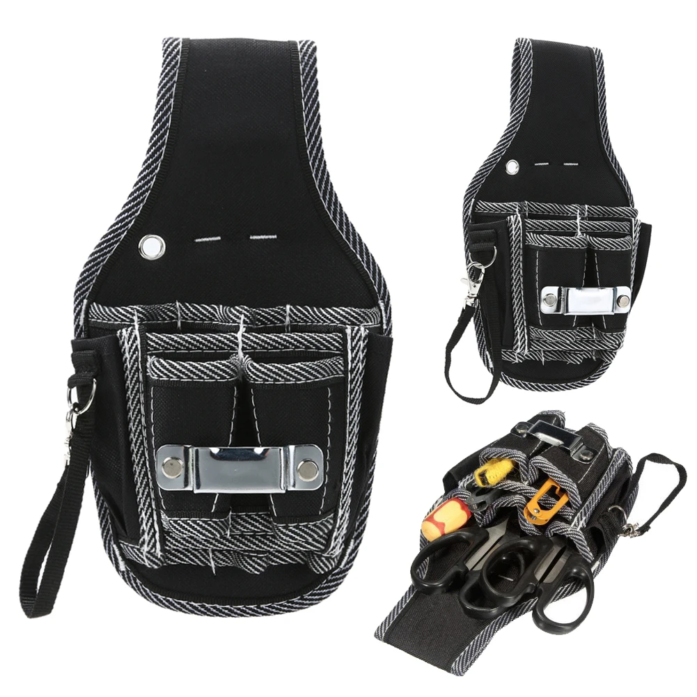 

Durable Hardware Tool Bag Nylon Pocket Electrician DIY Working Tool Pouch Bag Waist Belt Screwdriver Pliers Organizer Holder Bag