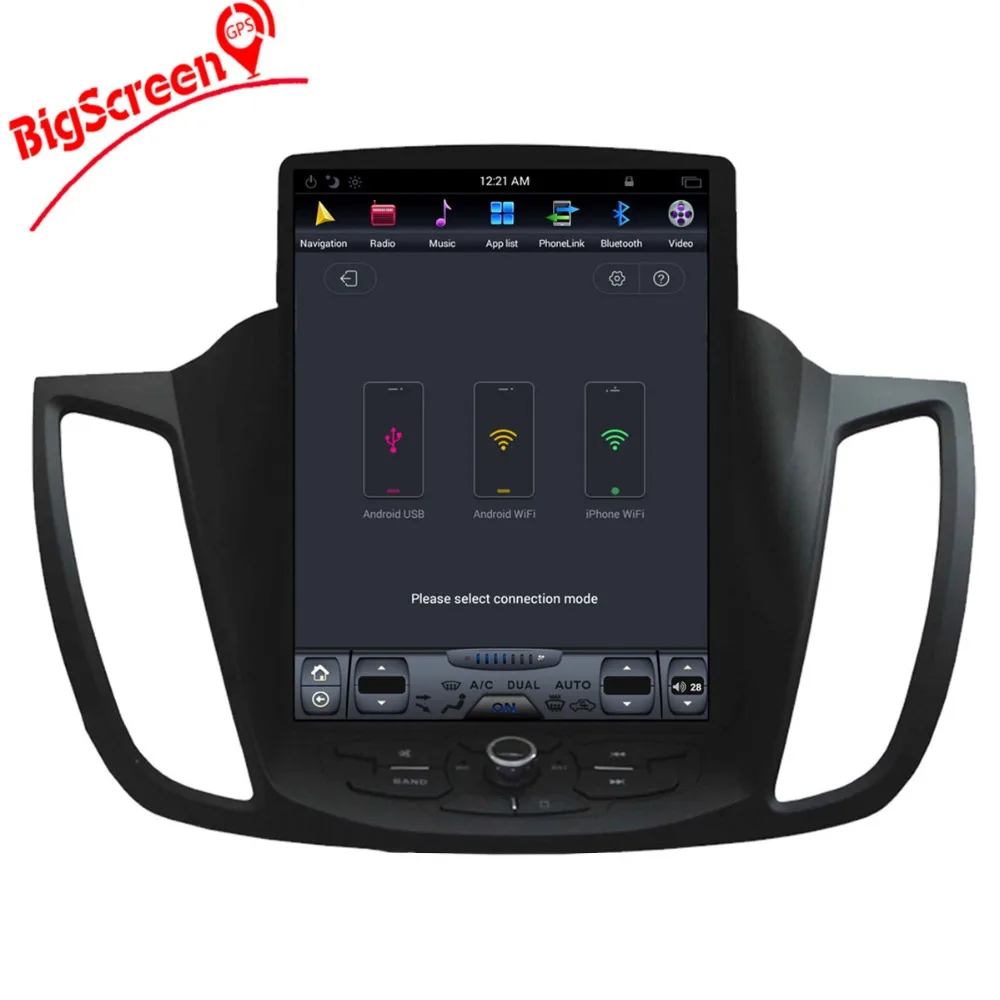 Discount 10.4inch Android7 Tesla style Car DVD Player GPS Navi For Ford Kuga 2013-2017 Auto stereo headunit multimedia recoder car radio 4 Discount 10.4inch Android7 Tesla style Car DVD Player GPS Navi For Ford Kuga 2013-2017 Auto stereo headunit multimedia recoder car radio 4