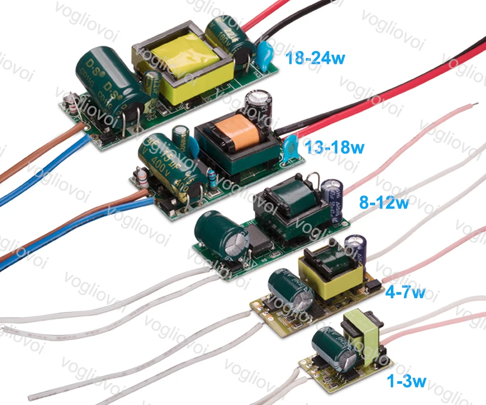 Vogliovoi 1-3 Вт светодиодный драйвер питания встроенный постоянное современное освещение 90-265 в выход 300мА трансформатор