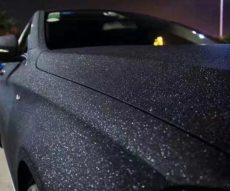  Diamond Sandy Sparkle Vinyl Wrap Film Car Wrapping Foil Sticker Sheet Bike Console Computer Laptop 