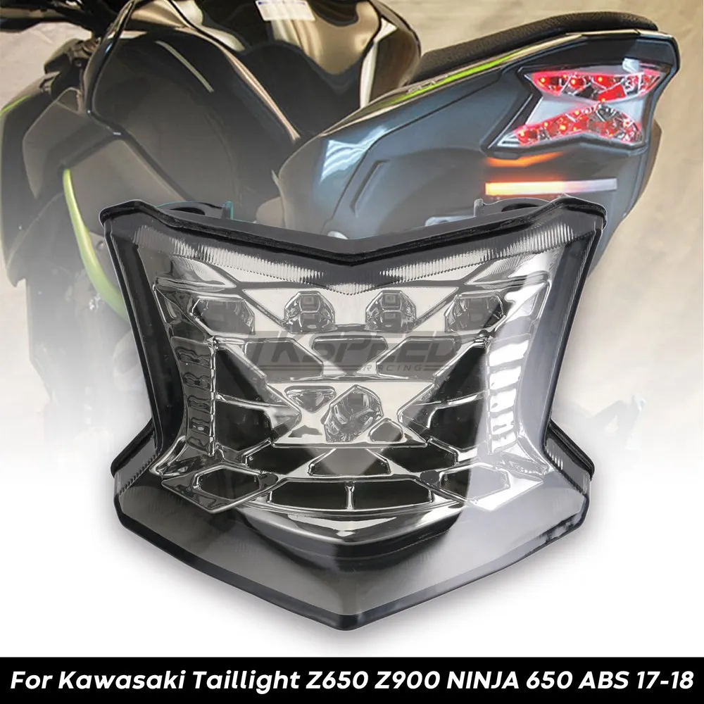 Мотоцикл светодиодный задний фонарь светильник стоп светильник поворотники для Kawasaki хвост светильник Z650 Z900 ниндзя 650 ABS