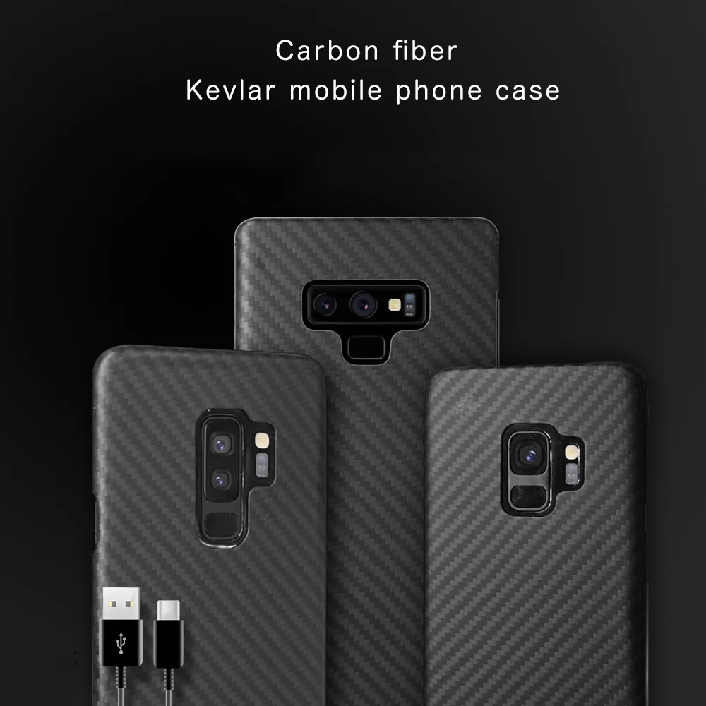 

Carbon fiber Kevlar Case Cover FOR SAMSUNG GALAXY S10 PLUS ,S10 ,S9 PLUS ,NOTE 9 ,NOTE 8 ,S8 PLUS Ultra-thin Business handmade