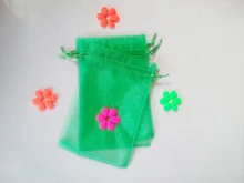 5000 unids Hierba verde del regalo del organza bolsas 30×40 cm bolsos de fiesta para las mujeres evento casarse Con Cordón bolsa de La Joyería pantalla Bolsa de accesorios de bricolaje