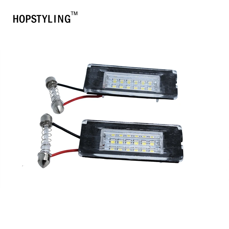 HOPSTYLING 2x Car styling LED rear tail led license number plate light