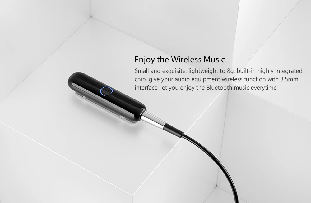 MEIZU BAR01 Bluetooth v4.2 приемник беспроводной аудио адаптер для смартфона планшета ПК домашняя Автомобильная стерео звуковая система с разъемом 3,5 мм