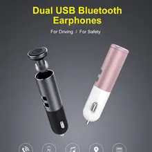 Умный автомобиль беспроводной мини бизнес Bluetooth наушники вкладыши гарнитура с микрофоном для смартфонов драйвер