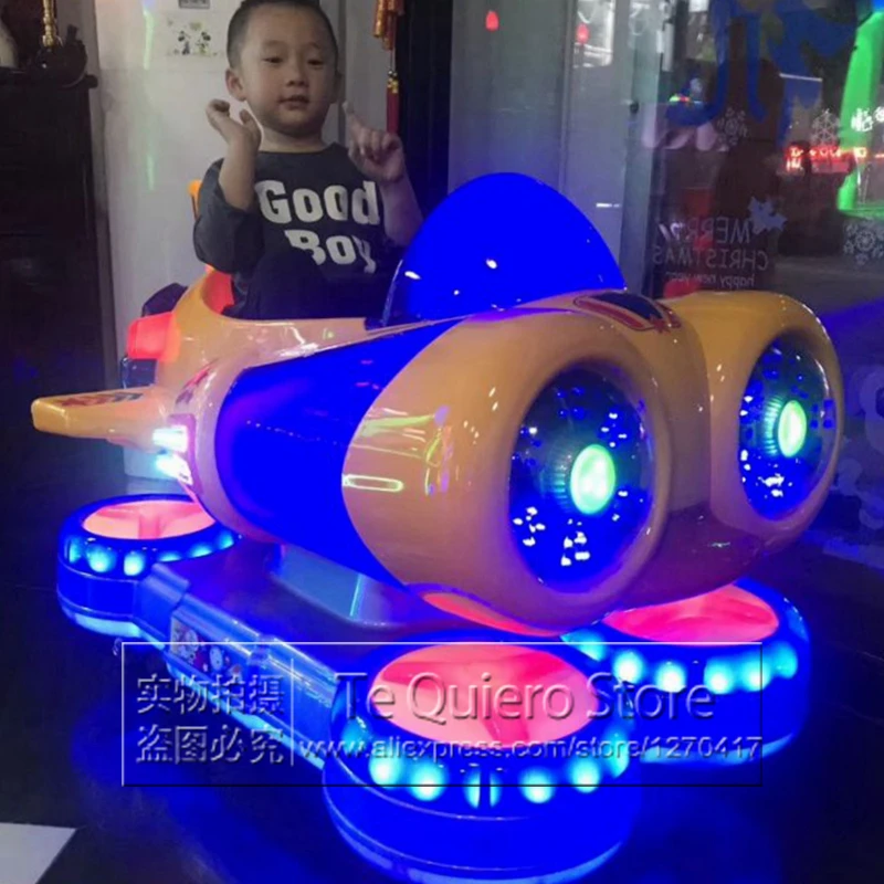 

Beautiful Kids Birthday Gift Arcade Game Machine Amusement Rides Swing Car Kids Ride On Plane Toy
