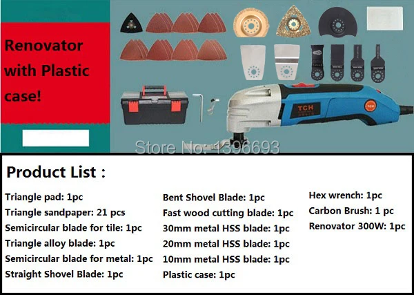 

Renovator Almighty Set! Renovator saw 37 accessories set Multifunction power tools,multiplication power tools.DIY tool!