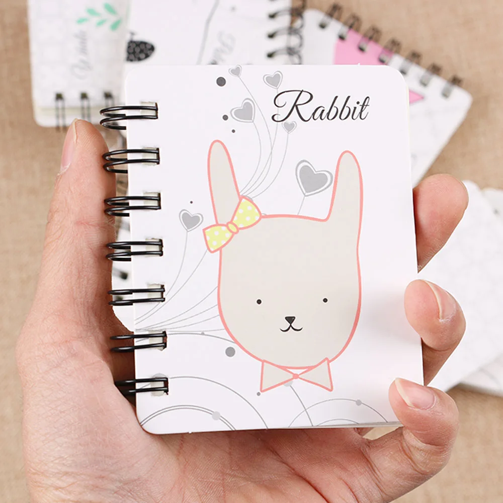 Милый блокнот-планировщик Kawaii С мультяшными животными для детей, милый рисунок панды и птицы, креативный подарок для детей, корейские канцелярские принадлежности