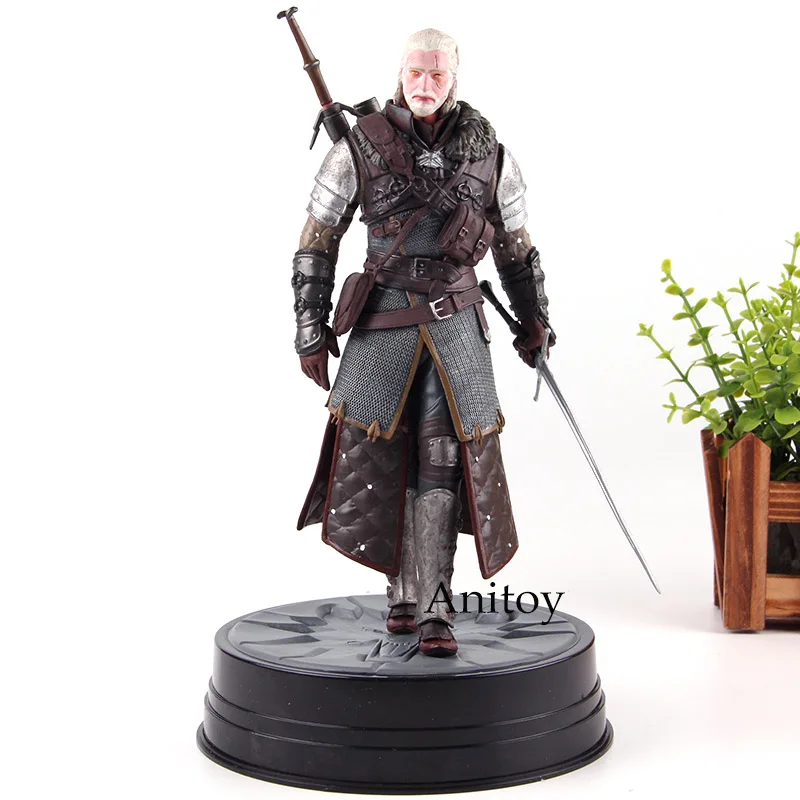 

Anime Figure The Witcher 3 Wild Hunt Geralt of Rivia Figure PVC Dark Horse Deluxe Statue CD Projekt Red Collection Model Toy