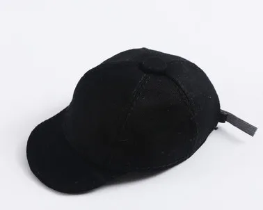 New 1/12Doll Hat ob11 Cap obitsu11 Hat(suitable for Ob11,obitsu11,gsc, molly - Цвет: black