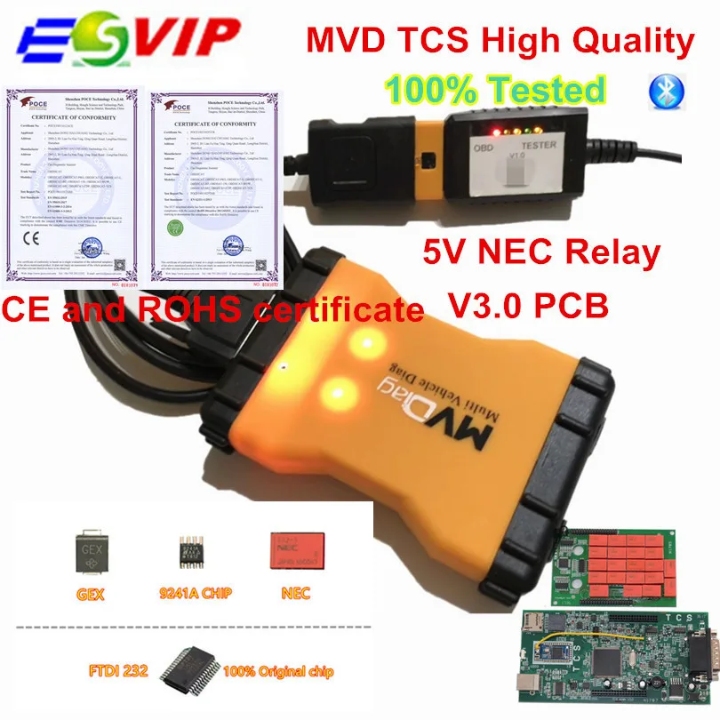 Зеленая доска V3.0 сканер. R0 Keygen модель Bluetooth/Нет Bluetooth как MVD 3 в 1 Multidiag pro MVD