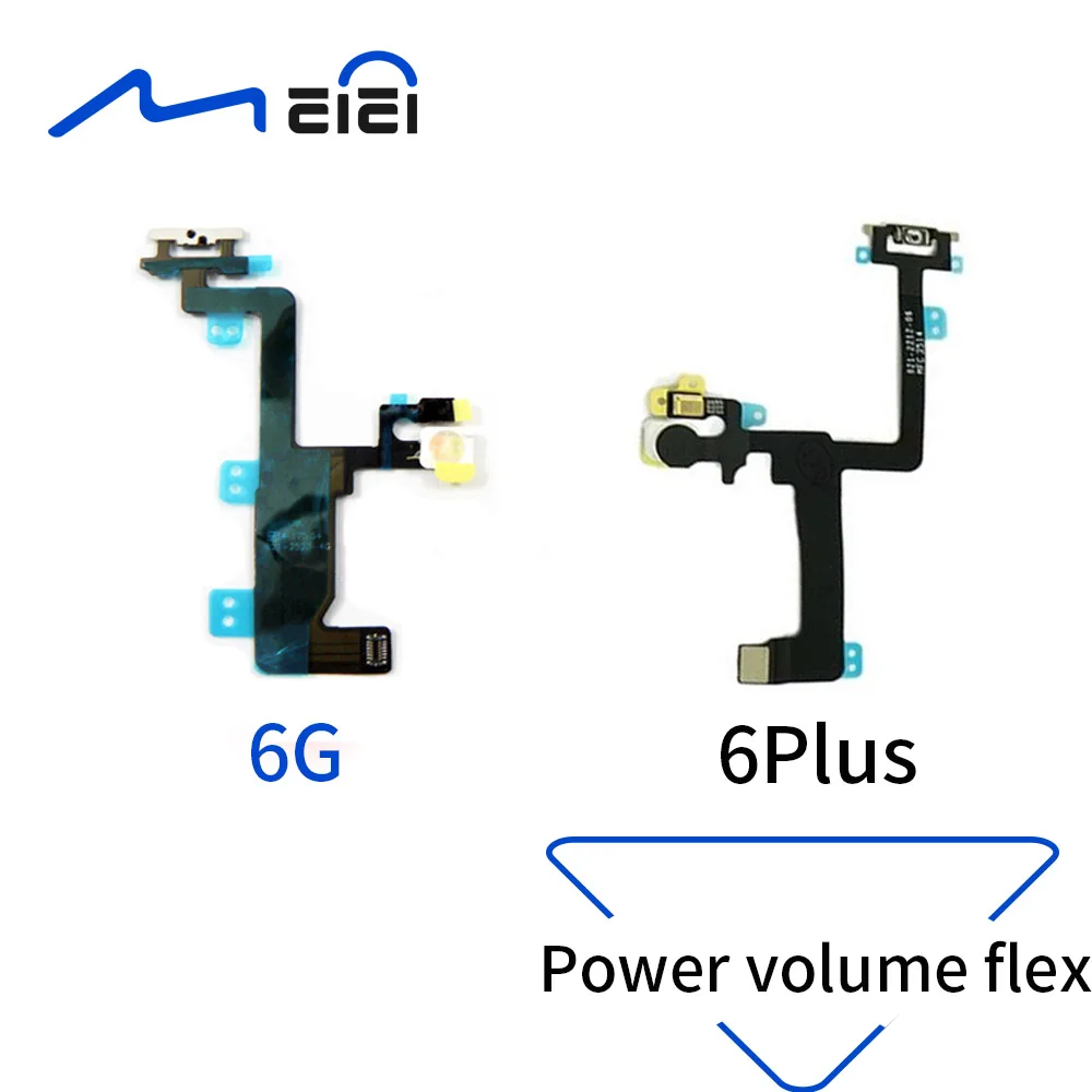 High quality Power Flex Cable Replacement for iPhone 6G 6 plus On Off