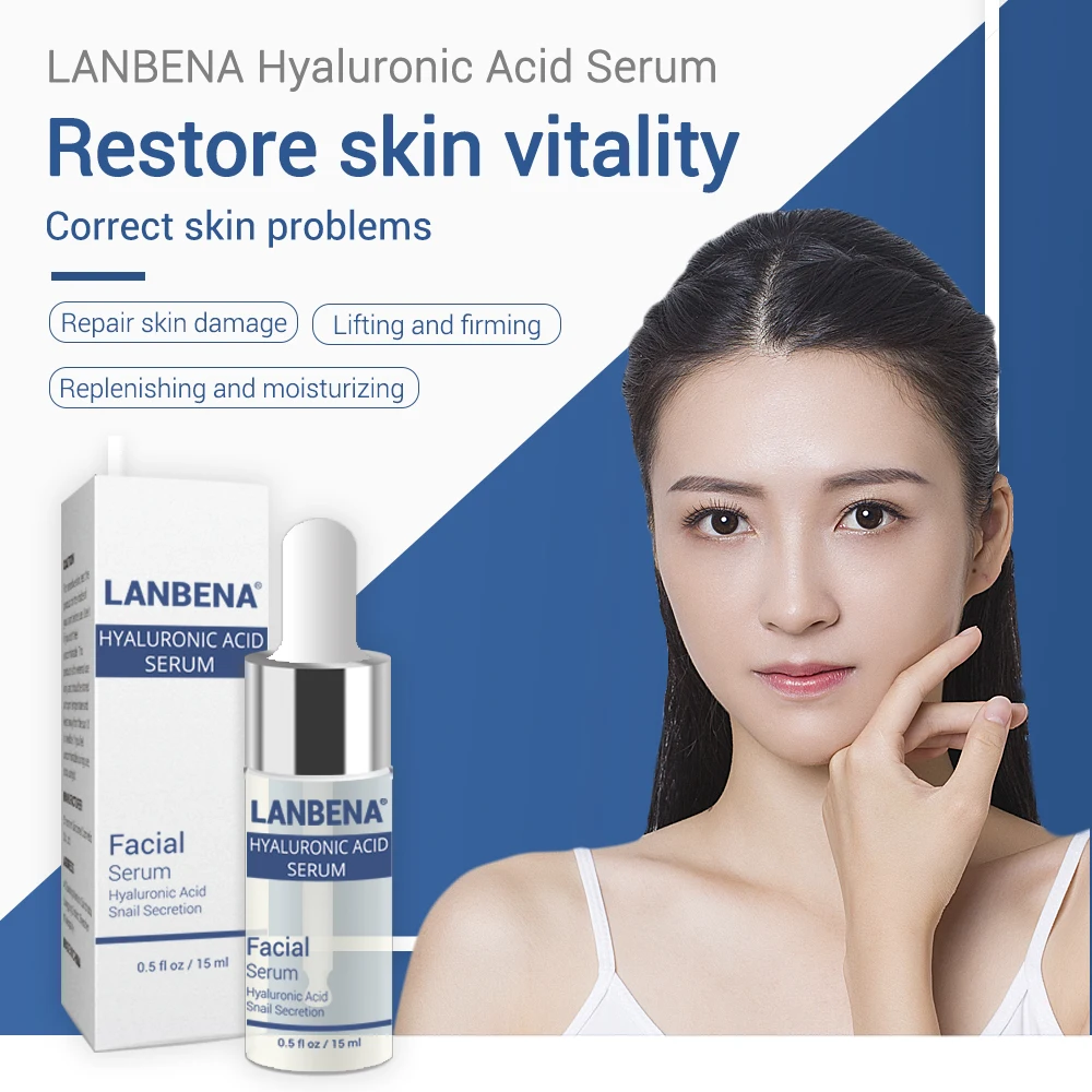 LANBENA Hyaluronic acid Serum liquid whitening Liquid Tights Anti Aging Collagen Moisturizing Skin Care Black Head 1 LANBENA Hyaluronic acid Serum liquid whitening Liquid Tights Anti Aging Collagen Moisturizing Skin Care Black Head 3