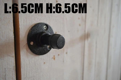 

1 piece Retro Cast Iron Pipe Hook With Flange For pothook Clothe Industry Style Pipe Valve Hook pothook