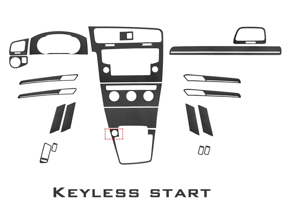 Внутренняя Центральная панель управления, дверные ручки, наклейки из углеродного волокна, наклейки для автомобиля, Стайлинг для Фольксваген Гольф 7 GTI MK7, аксессуары