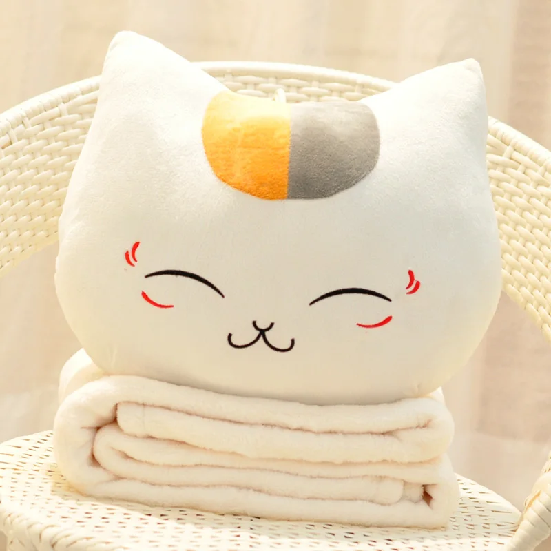 Дешево Кэндис Го! Q плюшевые игрушки Аниме Нацумэ Yuujinchou Nyanko сенсей учитель кошка фаршированные подушки одеяло День рождения Рождественский подаро...