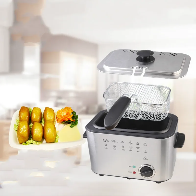 Electric Deep Fryers The fryer is a square fryer. Thermostat fries machine fixed. Electric Deep Fryers The fryer is a square fryer. Thermostat fries machine fixed.