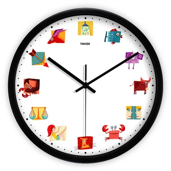

Quartz Wall Clock Mute For Kids Rooms Silent Saati Saati Clocks Household Products Wall Clock Home Room Decor DDN334