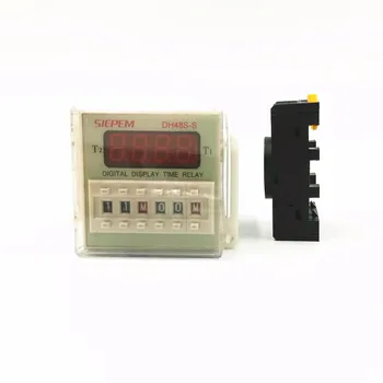 

Digital time relay DH48S-S cycle control time delay 24V 220V 380V timer with socket