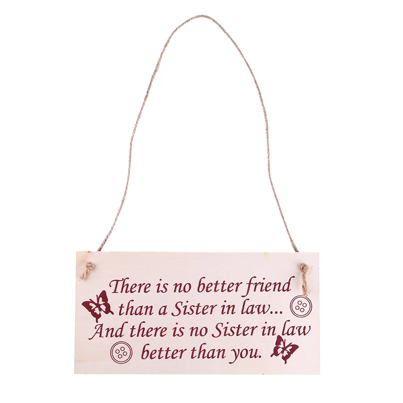 Sign Board Best Friend Friendship Gift Chic Spending Heart Thank You Decoration home Decor 2019 new hot sale #25j10 (5)