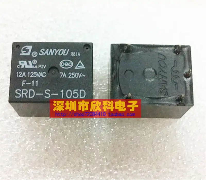 5 шт. Бесплатная доставка реле SRD S 105D футов набор преобразования 250VAC 7A новый