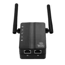 Расширитель диапазона Wi-Fi Беспроводной ретранслятор 300 Мбит/с усилитель сигнала 802.11N/B/G двойной антенный усилитель Repetidor WiFi Reapeter