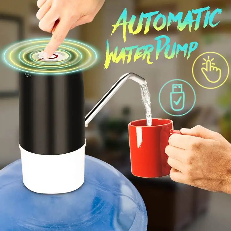 

Drinking Water Pump with Switch Wireless Electric Water Bottle Pump Dispenser Portable Drinking Bottles Drinkware Tools