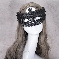 Хэллоуин для маскарада и выступлений половина уход за кожей лица лиса блесток кружево маска Принцесса Венеция маска для рождественской