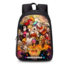 Anime Undertale Backpack For Boys Girls School Bags Sans Women Men Travel Bag UT Frisk Papyrus Children Backpacks Mochilas