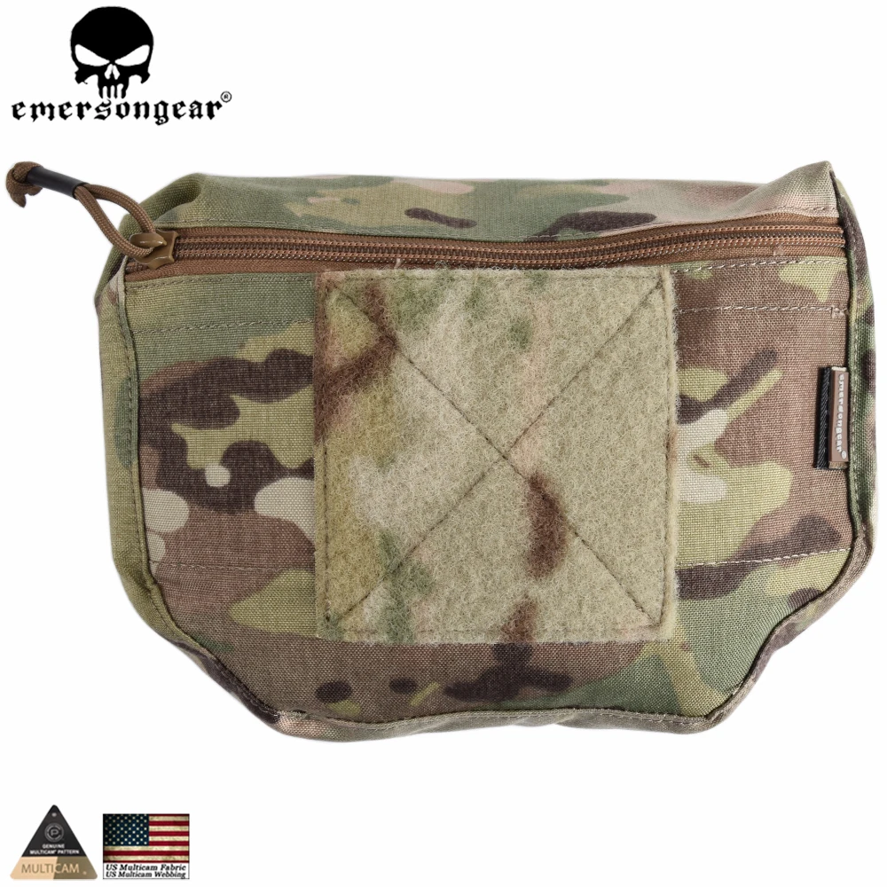 

EMERSONGEAR Genuine Multicam Tropic Arid Black Armor Carrier Hook&loop mounted Drop Molle Tactical Pouch For AVS JPC CPC EM9283