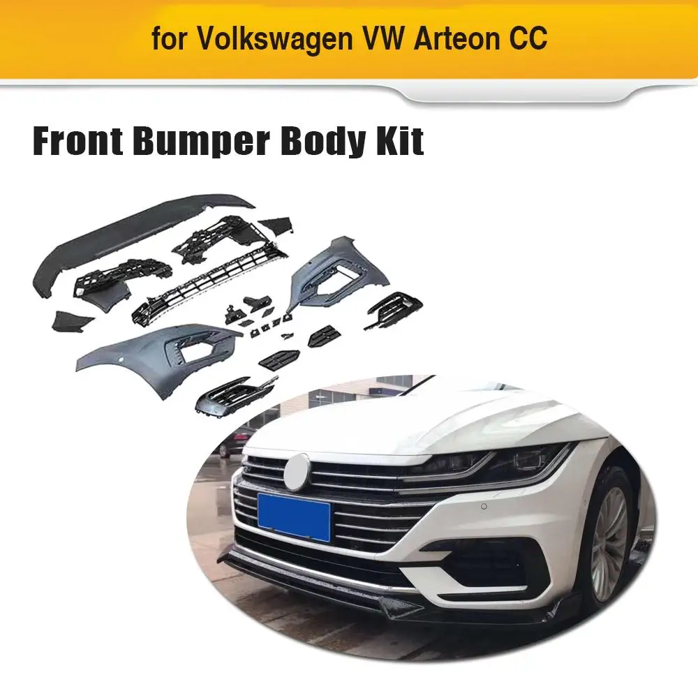 PPCarBodyKitsFrontBumperWithLipForVWCCArteon20192020Car