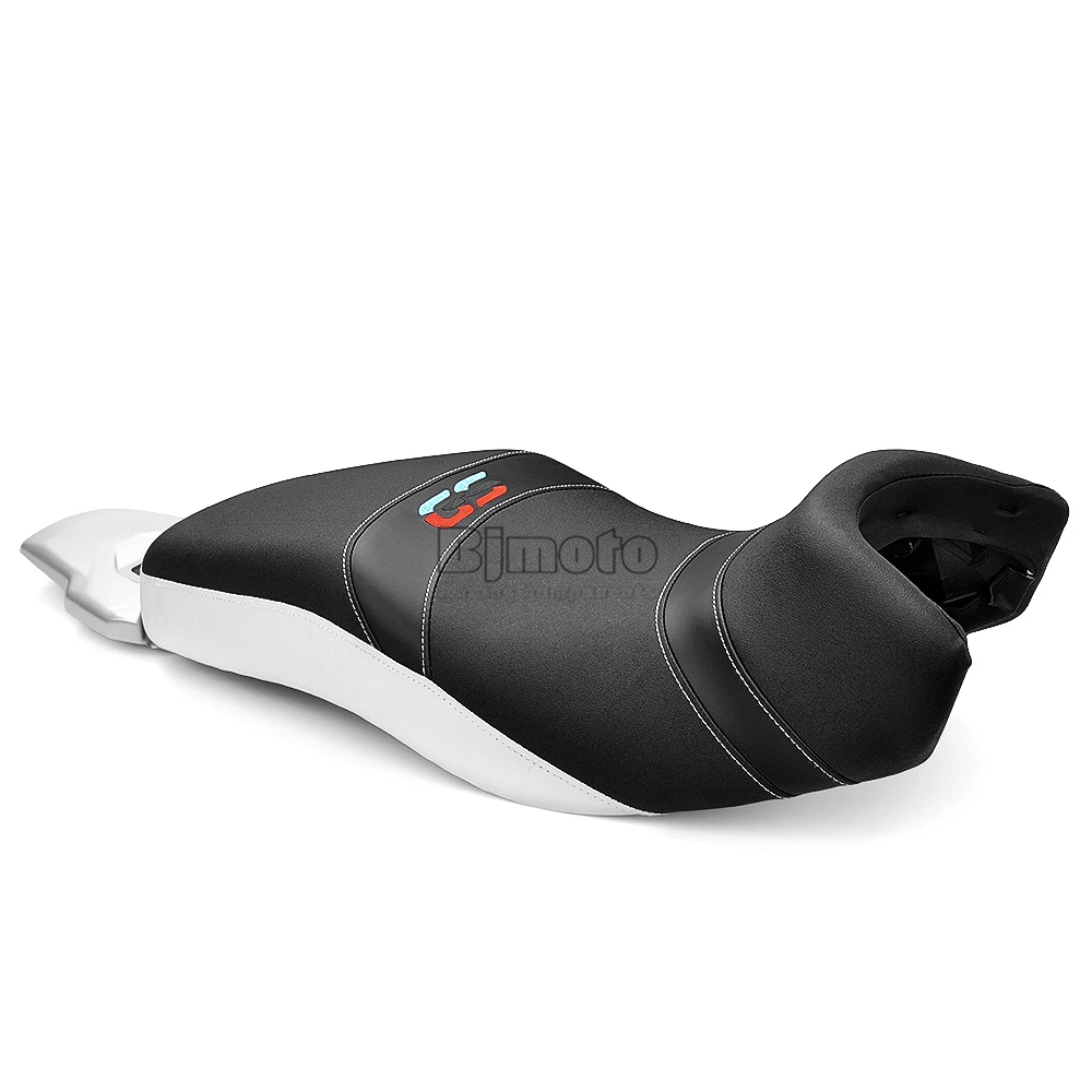 Motorcycle Black Flat Brat Style Tracker Cafe Racer Seat For BMW R1200GS R 1200 GS ADV (8)