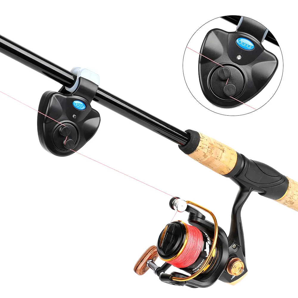 DONQL светодиодный светильник, рыболовная сигнализация, чувствительный беспроводной смарт-сигнал о укусе рыбы, портативный звуковой сигнал, ходовой звонок, Аксессуары для рыбалки