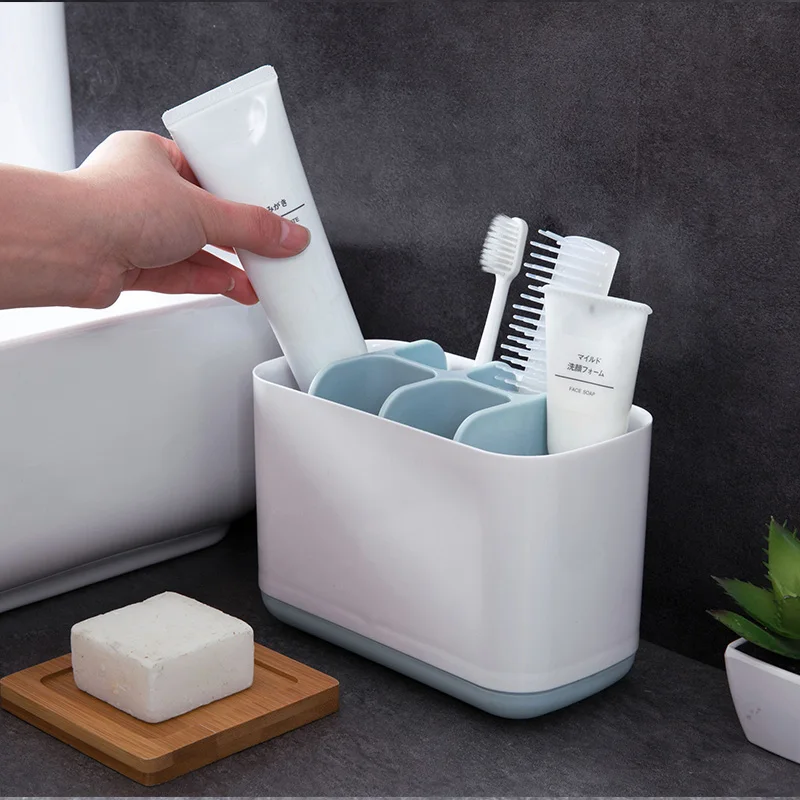 

Multi-funct Electric Toothbrush Draining RackToothpaste Holder Bathroom Shelf Kitchen Soap Cleaning Brush Storage Rack