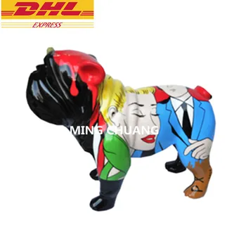 

Cute Puppy Statue Canis Familiaris Simulation Companion Dog Bust Resin Home Decor Birthday Gift Boxed Action Figure Toy BOX D789