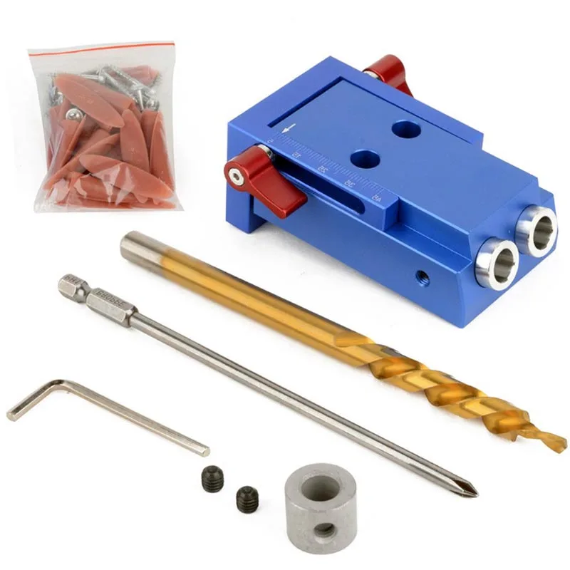 

Woodworking slanted hole locator 9.5mm opener DIY tool positioning of a scale drilling locator