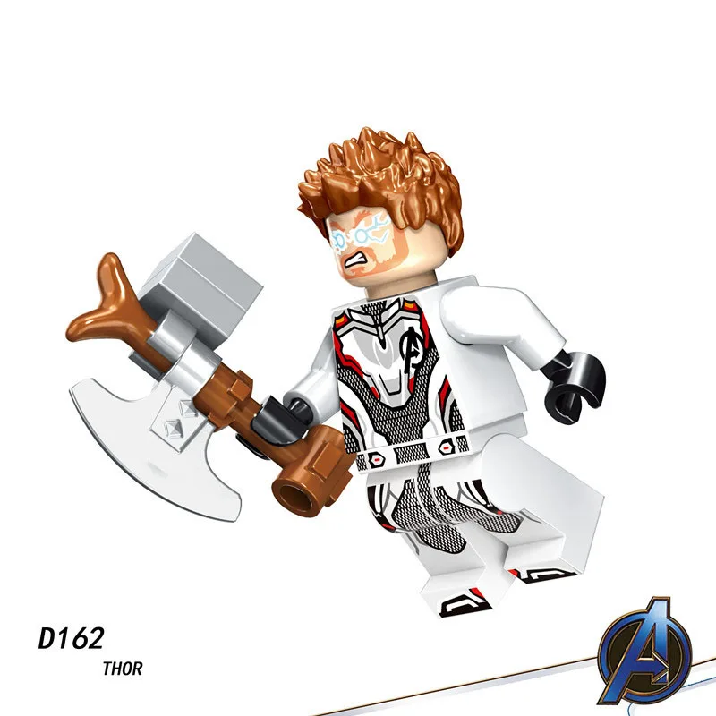 

New LegoINGlys Super Heroes Avengers 4 Endgame THOR HAWKEYE ROCKET MACHINE IRON MAN CAPTAIN AMERICA Bricks Building Blocks Toys